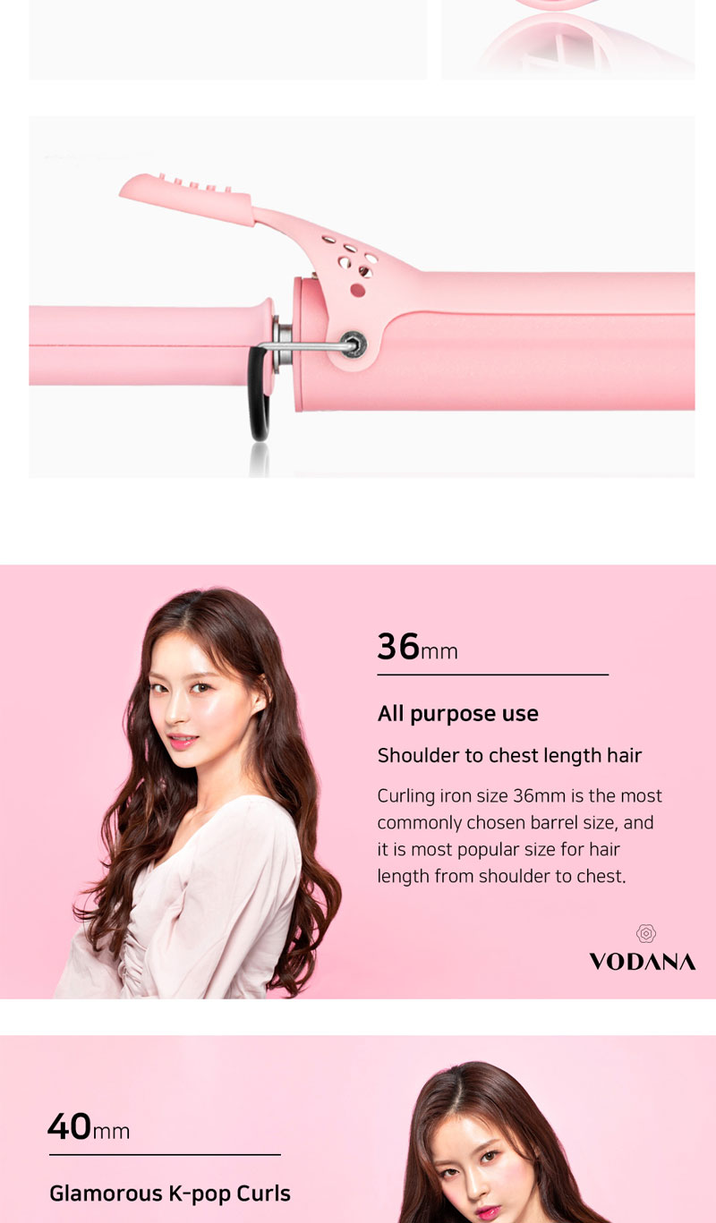 vodana glam wave iron 40mm