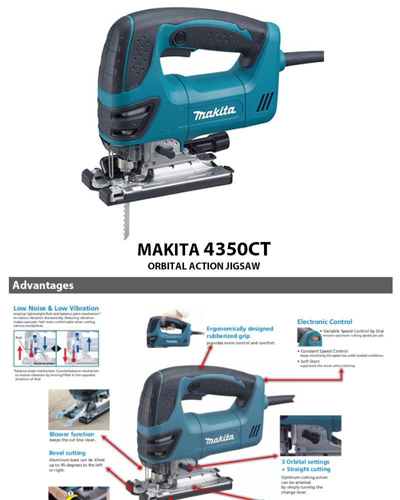 Makita 4350ct схема